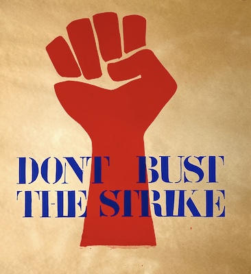 Harvard Strike poster